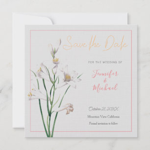 Invitation Mariage Professional Flower Design Enregistrer la