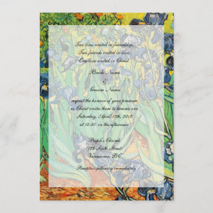 Invitation Mariage religieux, Vincent van Gogh, Iris