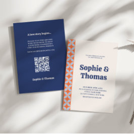 Invitation Mariage rétro du milieu du siècle