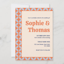 Mariage rétro du milieu du siècle