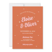 Mariage Rétro Moderne Coloré avec des Paillettes d