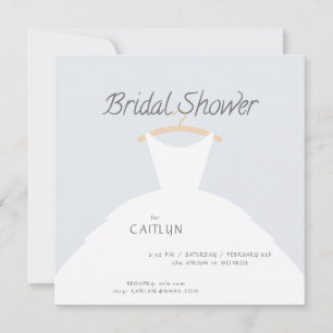 Invitation mariage Robe de douche nuptiale