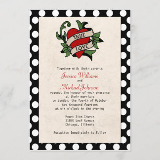 Invitation Mariage Rockabilly