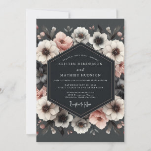Invitation Mariage Romance Florale au Prunier
