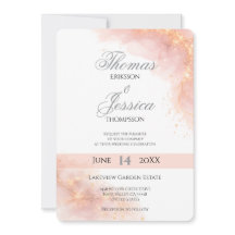 Mariage Romantique Élégant avec Paillettes Rose Do