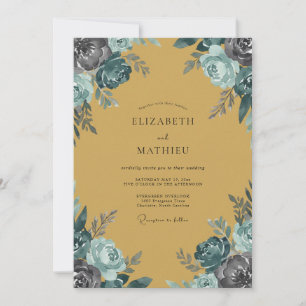 Invitation Mariage Rose Théâtre Moutarde