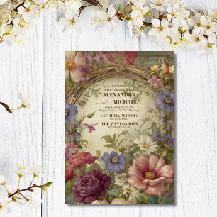 Invitation Mariage Royal Victorian Garden