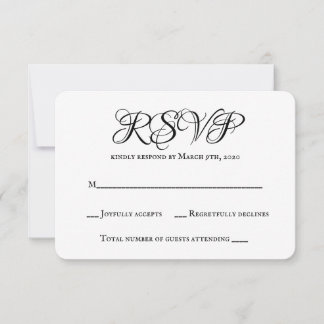 Invitation Mariage RSVP