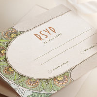 Mariage RSVP Insérer Art Nouveau Vintage par Mucha