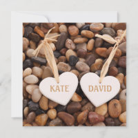 Mariage Rustic Riverside Beach Sea Side Pebbles