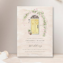 Invitation Mariage rustique Cottage Garden