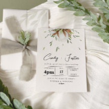 Mariage rustique Cotton Greenery