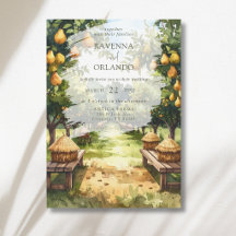 Mariage rustique dans un verger de poiriers à la c