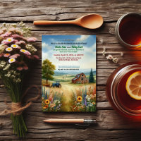 Mariage rustique de campagne Redneck