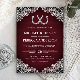 Invitation Mariage Rustique en Bourgogne avec Bois de Grange