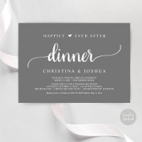 Mariage Rustique et Intime Dîner de Félicité Étern