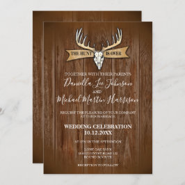 Invitation Mariage Rustique La Chasse Est Finie