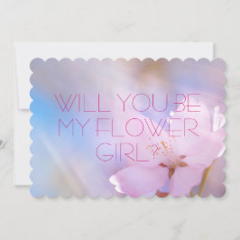 Invitation Mariage Seras-Tu Ma Fille Fleur