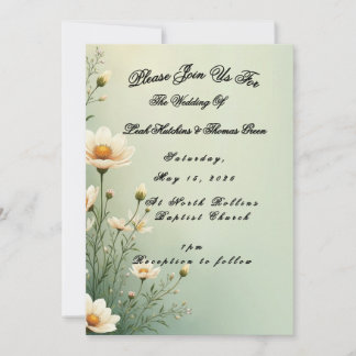 Invitation Mariage simple 
