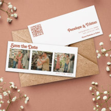 Mariage simple et moderne de collage photo