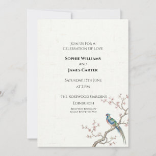Invitation Mariage sous les fleurs de cerisier