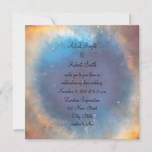 Invitation Mariage sous l'œil de Dieu