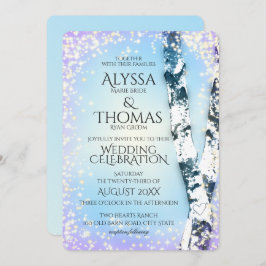 Invitation Mariage Sparkle Birch
