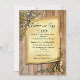 Invitation Mariage Steampunk Sur Wedding shower Bois
