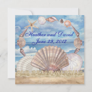 Invitation Mariage sur la plage - SRF