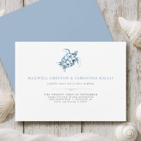 Mariage sur la Plage Tortue de Mer Bleue
