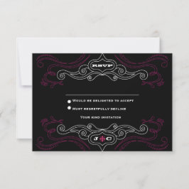 Invitation Mariage sur le thème de la musique Rock 'n' Roll R