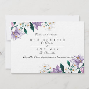Invitation Mariage sur le thème du Conte de Fées