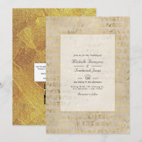 Mariage sur le thème égyptien avec QR Code RSVP