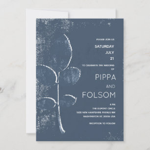 Invitation Mariage sur toile au clair de lune