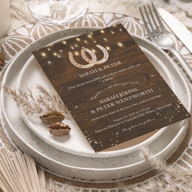Invitation Mariage tout-en-un pour les voyants à cordes en fe (Créateur téléchargé)
