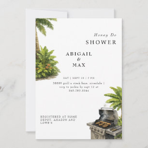 Invitation Mariage Tropical Nuptial Pour Les Couples