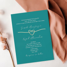Mariage Turquoise simple