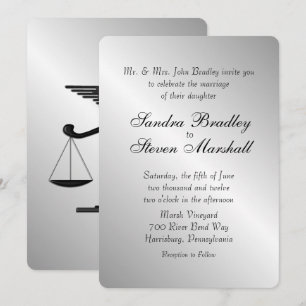 Invitation Mariage Union du Droit et du Corps Médical à Gradi