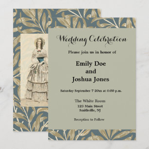 Invitation Mariage victorien Mariage vintage 1844 Oeuvre arti