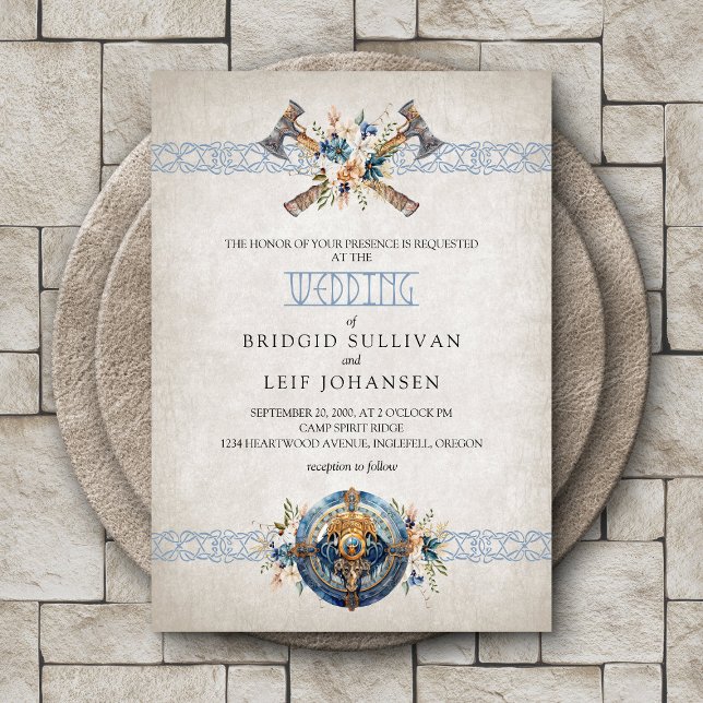 Invitation Mariage viking (Créateur téléchargé)