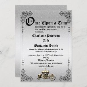 Invitation Mariage vintage Fairytale