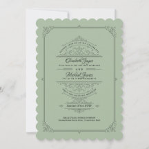 Mariage vintage Regency Sage Green