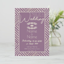 Mariage violet tribal African Lavender