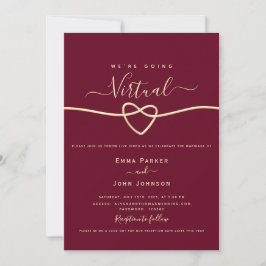Invitation Mariage virtuel Bourgogne
