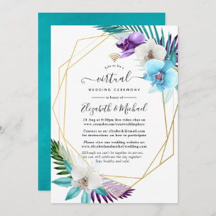 Invitation Mariage virtuel Tropical Geometry Online