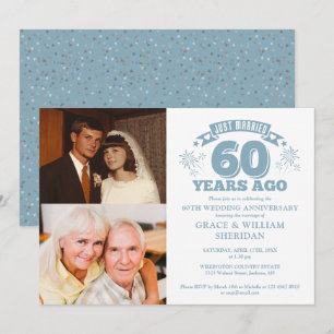 Invitation Marié 60ème anniversaire de Mariage 2 Photo