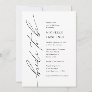 Invitation Mariée à être, Fête des mariées Dinner Party