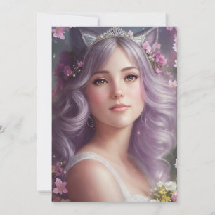 Invitation Mariée de Catgirl