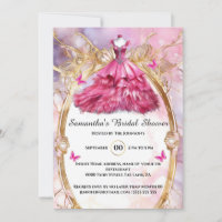 Mariée de papillon floral rose de laine pour être