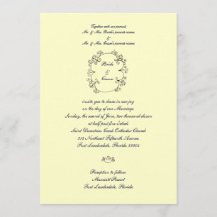 Invitation Mariée et fille